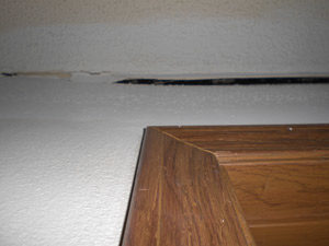Cracked Ceiling from Cracked Foundation