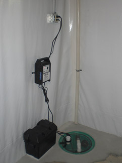 Battery Backup Sump Pit