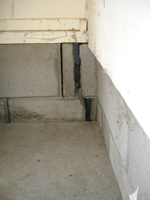 Gaps in concrete due to street creep