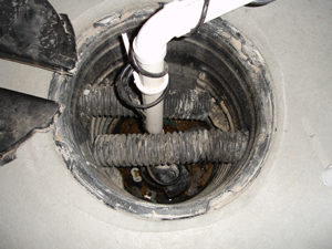 Sump Pit Installed In Floor