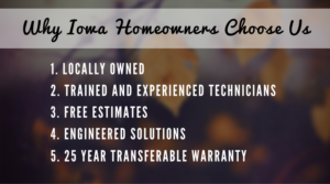 Why Iowa Homeowners Choose WCI Basement Repair