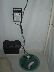 Battery Backup Sump Pump Installation